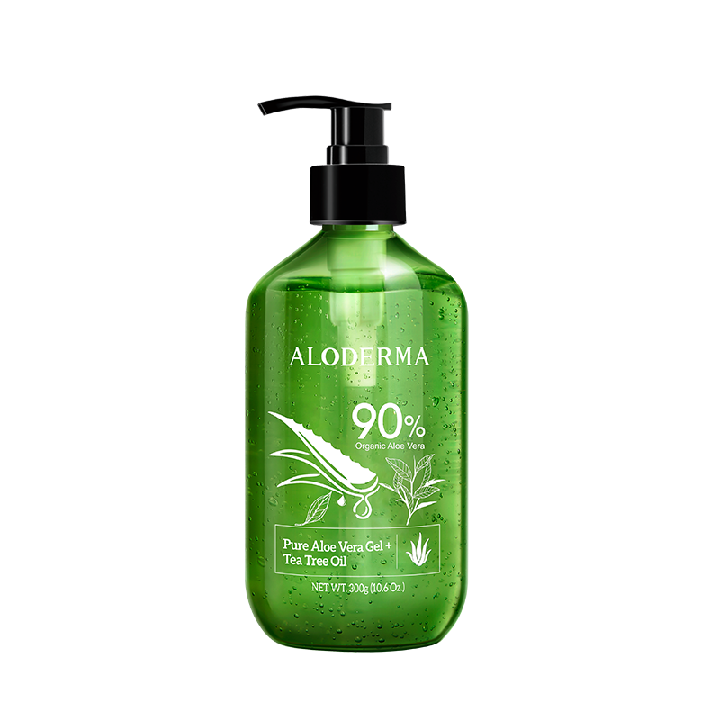 芦荟鲜汁凝胶+茶树油