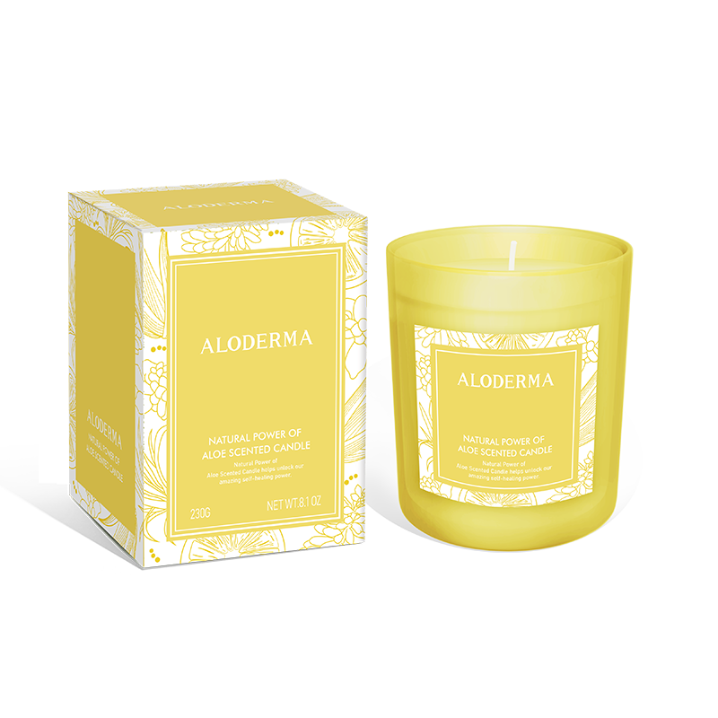 芦荟提神生机香薰蜡烛（黄色）
