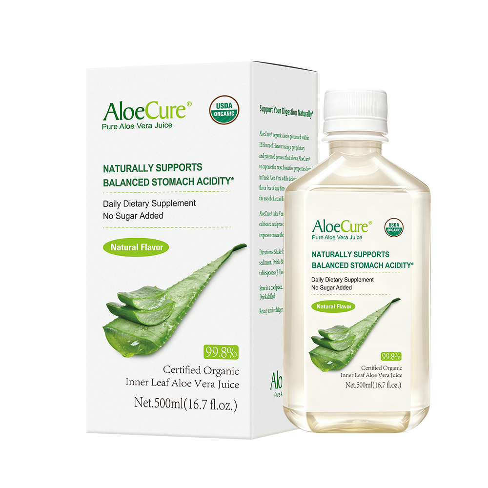 Pure Aloe Vera Juice（Natural Flavor）Organic Certified